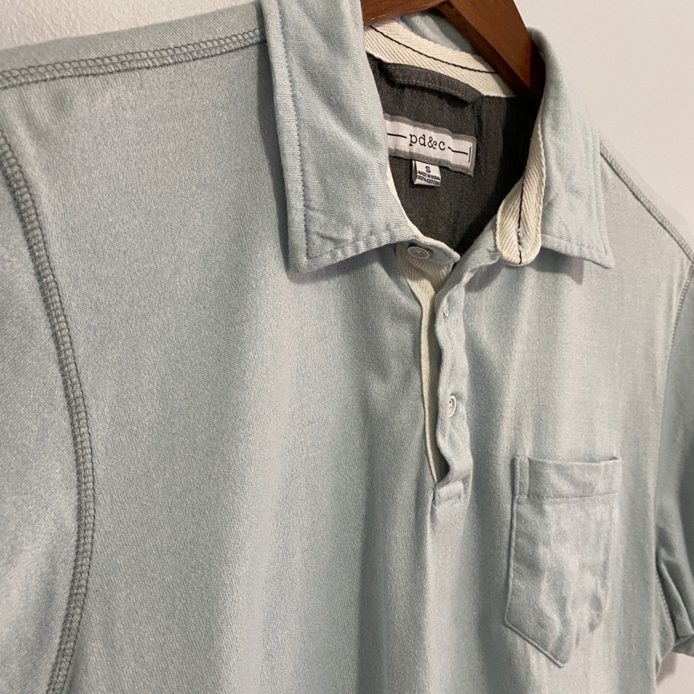 PD&C Powder Blue  Polo